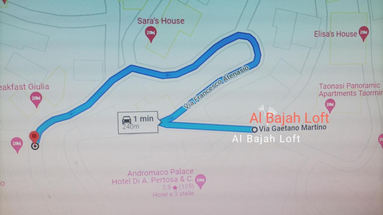Al Bajah Loft Monovano Con Requisiti Hotel Taormina Zewnętrze zdjęcie